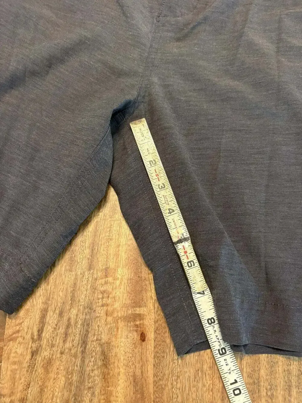 Faherty Shorts Mens 38 Gray All Day Chino 8 Inch Inseam Stretch Casual Summer